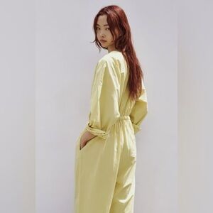 Zara pistachio jumpsuit brand new